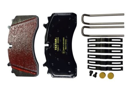 Фото 1 - комплект гальмівних колодок WABCO MAXX 22T TEXTAR 2933606 Комплект гальмівних колодок WABCO MAXX 22T TEXTAR 2933606 (фото 1)