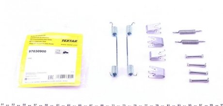 Комплект пружин тормозных колодок TEXTAR 97030900