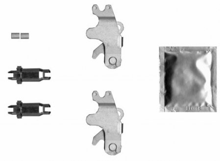 Тріскачка колодок ручника BMW 3 (E30/E36)/ 5 (E12) 73-03 (К-кт) TEXTAR 97044400 (фото 1)