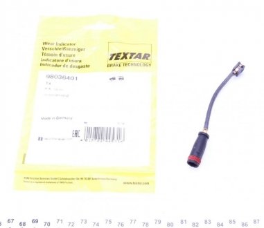 Датчик износа тормозных колодок TEXTAR 98036401 (фото 1)
