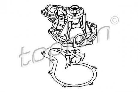 Насос води TOPRAN / HANS PRIES 100211