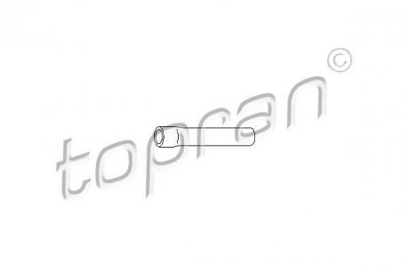 Шланг радиатора TOPRAN / HANS PRIES 101 035 (фото 1)