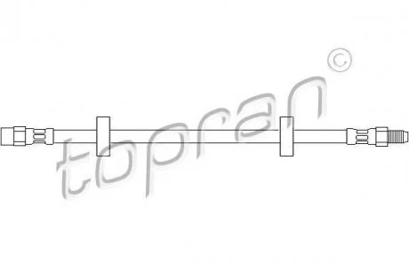 Тормозной шланг TOPRAN / HANS PRIES 102635