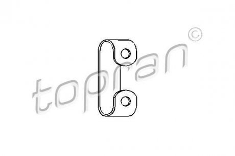 Кронштейн кріплення вихлопної системи TOPRAN / HANS PRIES 102748 (фото 1)