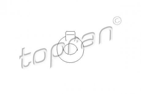 Кронштейн, глушник TOPRAN / HANS PRIES 102755 (фото 1)