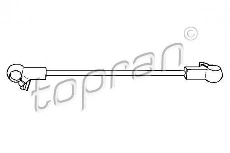 Шток вилки переключения передач TOPRAN / HANS PRIES 103077 (фото 1)