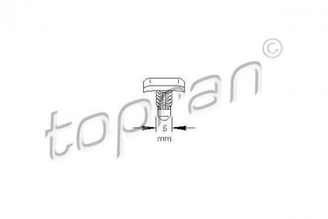 Пружинный зажим TOPRAN / HANS PRIES 103307 (фото 1)