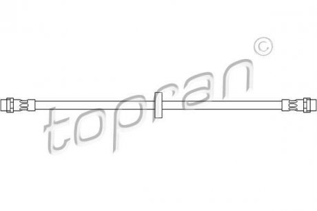 Шланг тормозной TOPRAN / HANS PRIES 103 839 (фото 1)