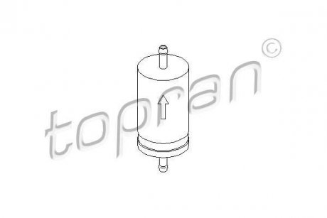 Фильтр топлива TOPRAN / HANS PRIES 103993