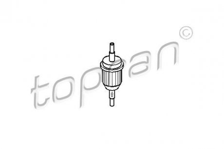 Фильтр топлива TOPRAN / HANS PRIES 104123