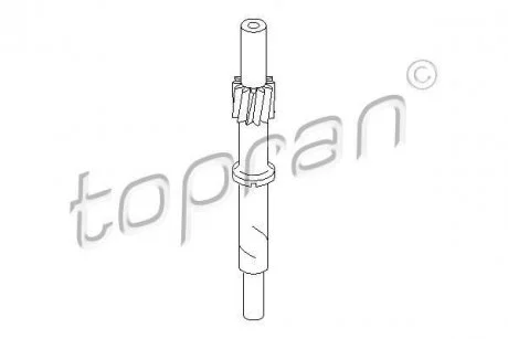 Привід тросу спідометра TOPRAN / HANS PRIES 107 401