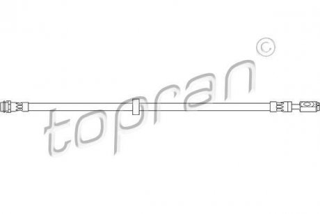 Тормозной шланг TOPRAN / HANS PRIES 108393 (фото 1)