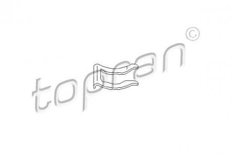 Кронштейн, тормозный шланг TOPRAN / HANS PRIES 108 716 (фото 1)