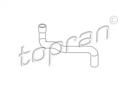 Шланг радиатора TOPRAN / HANS PRIES 109010 (фото 1)