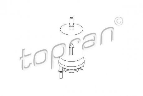 Топливный фильтр TOPRAN / HANS PRIES 109656
