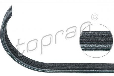 Полі клиновий (доріжковий) ремінь TOPRAN / HANS PRIES 109865