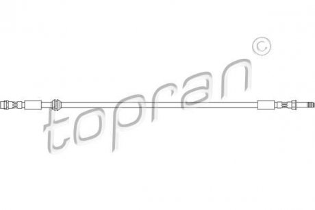 Тормозной шланг TOPRAN / HANS PRIES 110 406