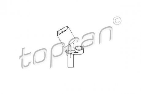 Датчик частоты вращения колеса TOPRAN / HANS PRIES 110606 (фото 1)