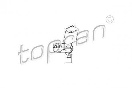 Датчик частоты вращения колеса TOPRAN / HANS PRIES 110608 (фото 1)