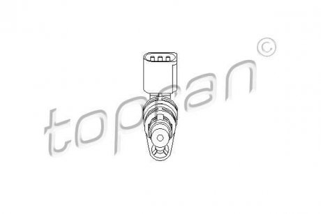 Датчик частоты вращения, управление двигателем TOPRAN / HANS PRIES 111385 (фото 1)