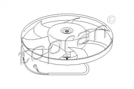 Вентилятор охлаждения TOPRAN / HANS PRIES 111437 (фото 1)