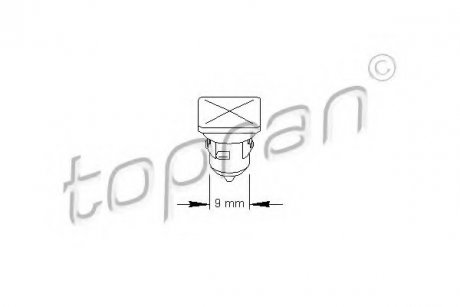 Пружинний затискач TOPRAN / HANS PRIES 111498