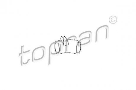 Патрубок резиновой системы охлаждения TOPRAN / HANS PRIES 111547 (фото 1)