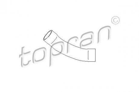 Патрубок резиновий системи охолодження TOPRAN / HANS PRIES 111555