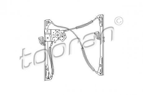 Подъемное устройство для окон TOPRAN / HANS PRIES 111 710