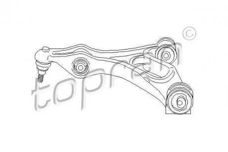 Рычаг независимой подвески колеса, подвеска колеса TOPRAN / HANS PRIES 111992