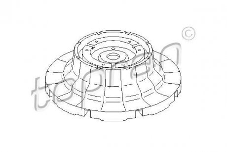 Опора стійка амортизатора TOPRAN / HANS PRIES 112051