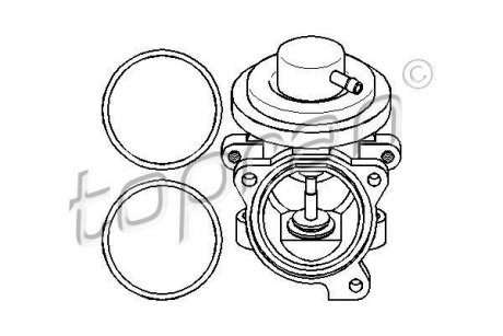 Клапан AGR TOPRAN / HANS PRIES 113163 (фото 1)