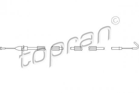Система керування ручки дверей TOPRAN / HANS PRIES 113434 (фото 1)