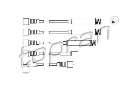 Дроти запалення, набір TOPRAN / HANS PRIES 202519