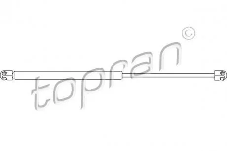 Газовая пружина, крышка багажник TOPRAN / HANS PRIES 205422