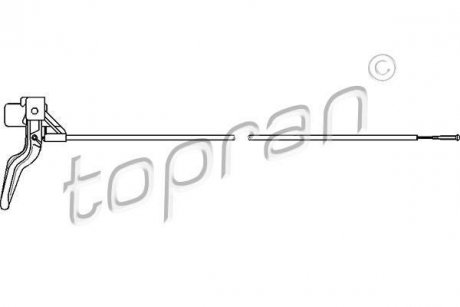 Тросик замка капота TOPRAN / HANS PRIES 206218