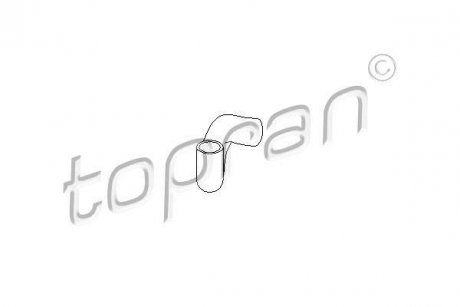 Шланг радиатора TOPRAN / HANS PRIES 206701 (фото 1)