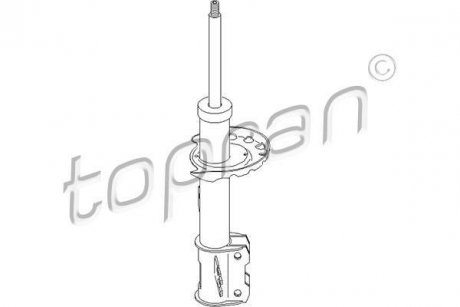 Амортизатор, передня вісь TOPRAN / HANS PRIES 206 868 (фото 1)