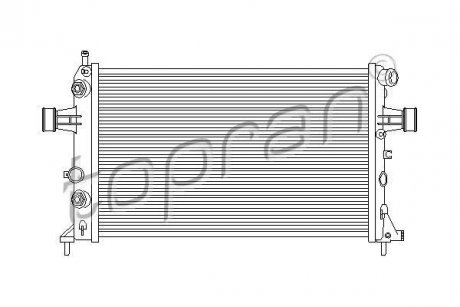 Радіатор, охолодження двигуна TOPRAN / HANS PRIES 206972 (фото 1)
