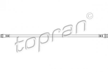 Шланг гальмівний TOPRAN / HANS PRIES 207 227