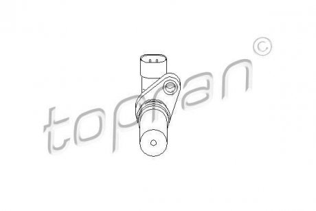 Датчик частоты вращения, управление двигателем TOPRAN / HANS PRIES 207 414 (фото 1)