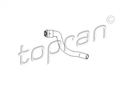 Шланг радиатора TOPRAN / HANS PRIES 207 687 (фото 1)