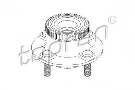 Ступиця колеса TOPRAN / HANS PRIES 300280 (фото 1)