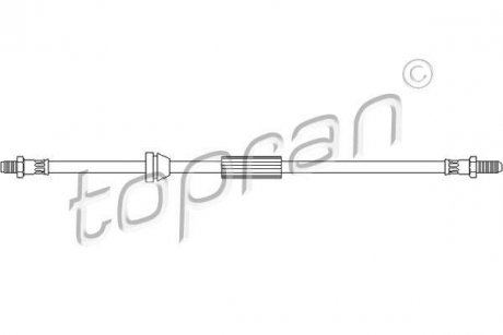 Тормозной шланг TOPRAN / HANS PRIES 300340 (фото 1)