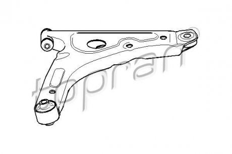 Рычаг подвески передний TOPRAN / HANS PRIES 302017