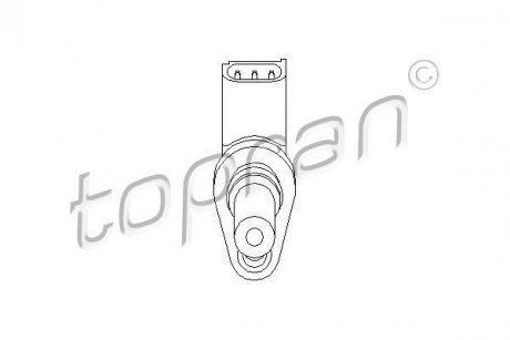 Датчик частоты вращения, управление двигателем TOPRAN / HANS PRIES 302667 (фото 1)