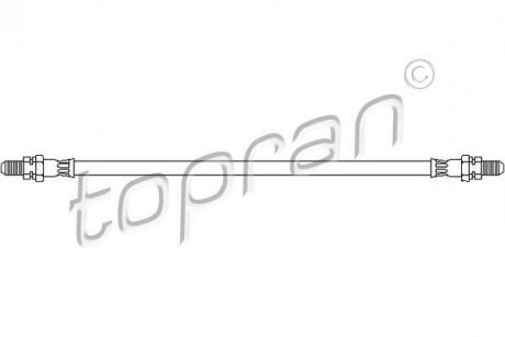 Шланг тормозной TOPRAN / HANS PRIES 303943 (фото 1)