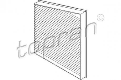 Фильтр воздуха (салона) TOPRAN / HANS PRIES 400211