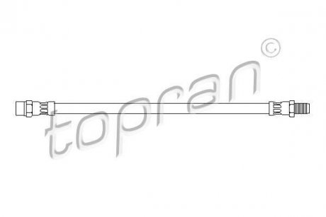 Шланг тормозной TOPRAN / HANS PRIES 400215 (фото 1)