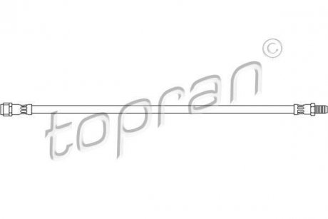 Шланг тормозной TOPRAN / HANS PRIES 400423